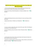 NURS 3511 Week 8 Renal Exam Questions and Answers&vert; New Update