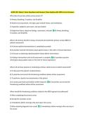 NURS 3511 Week 1 Exam Questions and Answers&vert; New Update 