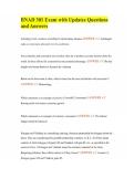 BNAD 301 Exam with Updates Questions and Answers