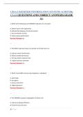 CISA &lpar;CERTIFIED INFORMATION SYSTEMS AUDITOR&rpar; EXAM QUESTIONS AND CORRECT ANSWERS&vert; GRADE A&plus;