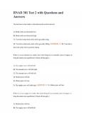 BNAD 301 Test 2 with Questions and Answers
