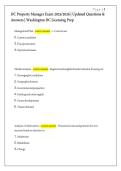 DC Property Manager Exam 2025&sol;2026 &vert; Updated Questions & Answers &vert; Washington DC Licensing Prep