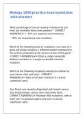 ECU Bio 1050  bundled exams 