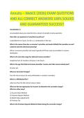 Annuity - INSURANCE EXAM STUDY GUIDE ACCURATE QUESTIONS AND CORRECT DETAILED ANSWERS WITH RATIONALES &vert;&vert; 100&percnt; GUARANTEED PASS <BRAND NEW VERSION>