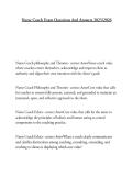 Nurse Coach Exam Questions And Answers 2025&sol;2026