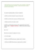  NFHS BASEBALL EXAM &vert; QUESTIONS AND ANSWERS &vert; VERIFIED  AND WELL DETAILED ANSWERS &vert; ALREADY HIGHLY RATED &vert;  LATEST EXAM UPDATE 