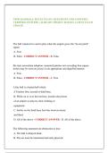   NFHS BASEBALL RULES EXAM &vert; QUESTIONS AND ANSWERS &vert;  VERIFIED ANSWERS &vert; ALREADY HIGHLY RATED &vert; LATEST EXAM  UPDATE 