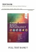 TEST BANK For Robbins & Kumar Basic Pathology&comma; 11th Edition by Vinay Kumar&comma; Abul K&period; Abba&comma; Verified Chapters 1 - 24&comma; Complete Newest Version