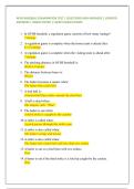 NFHS BASEBALL EXAMINATION TEST &vert; QUESTIONS AND ANSWERS &vert; VERIFIED  ANSWERS &vert; HIGHLY RATED &vert; LATEST EXAM UPDATE