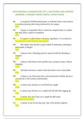 NFHS BASEBALL EXAMINATION TEST &vert; QUESTIONS AND VERIFIED  ANSWERS &vert; ALREADY HIGHLY RATED &vert; LATEST EXAM 