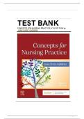 Test Bank Concepts for Nursing Practice &lpar;4TH Ed&rpar; by Jean Giddens 2024 STUVIA