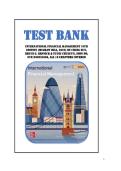 Test Bank For International Financial Management&comma; 10th Edition All Chapters - 9781264413096