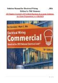 Solution Manual Electrical Wiring Commercial 18th Edition by Phil Simmons and Mark Ode&period; Complete Chapters 1-21 with Answer Guide