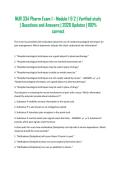 NUR 334 Pharm Exam 1 - Module 1 & 2 &vert; Verified study &vert; Questions and Answers &vert; 2026 Updates &vert; 100&percnt; correct