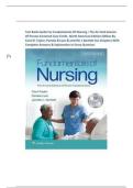 Test Bank Guide For Fundamentals Of Nursing &colon; The Art And Science Of Person-Centered Care Tenth &comma; North American Edition By Carol R&period; Taylor&comma; Pamela B Lynn & Jennifer L Bartlett ALL Chapters With Complete Answers & Explanation In Every Question