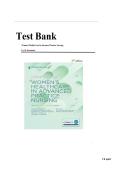 Test Bank Complete&lowbar; Women&rsquo;s Healthcare in Advanced Practice Nursing 3rd Edition&comma; 2023 &lpar;Ivy M&period; Alexander&rpar;&comma; &lpar;Versie Johnson-Mallard&rpar;&comma; &lpar;Elizabeth A&period; Kostas-Polston&rpar;&comma; &lpar;Joyce D&period; Cappiello&rpar;&comma; &lpar;Heather S&period; Hubbard&rpar; Authors &vert;Part 1-3&vert; A