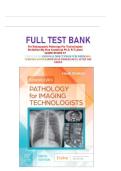 Kowalczyk&rsquo;s Pathology for Imaging Technologists 9th Edition Test Bank &vert; Shelton &vert; Latest Update 2026 &vert; Radiography Exam Prep Q&A