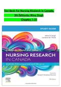 Test Bank for Nursing Research in Canada&comma; 5th Edition &ndash; Complete Questions & Answers for Chapters 1-21 &lpar;Mina Singh&rpar; &vert; ISBN 9781773383266 &vert; 2026