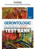Test Bank for Gerontologic Nursing&comma; 7th Edition by Jennifer J&period; Yeager &period; All Chapters 1-27&period; PDF 2026
