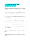 CA LIFE PSI Exam with Study Questions and Answers