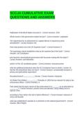 SCCJA CUMULATIVE EXAM QUESTIONS AND ANSWERS