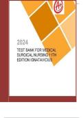 Test Bank &ndash; Medical-Surgical Nursing 11th Edition &ndash; Ignatavicius