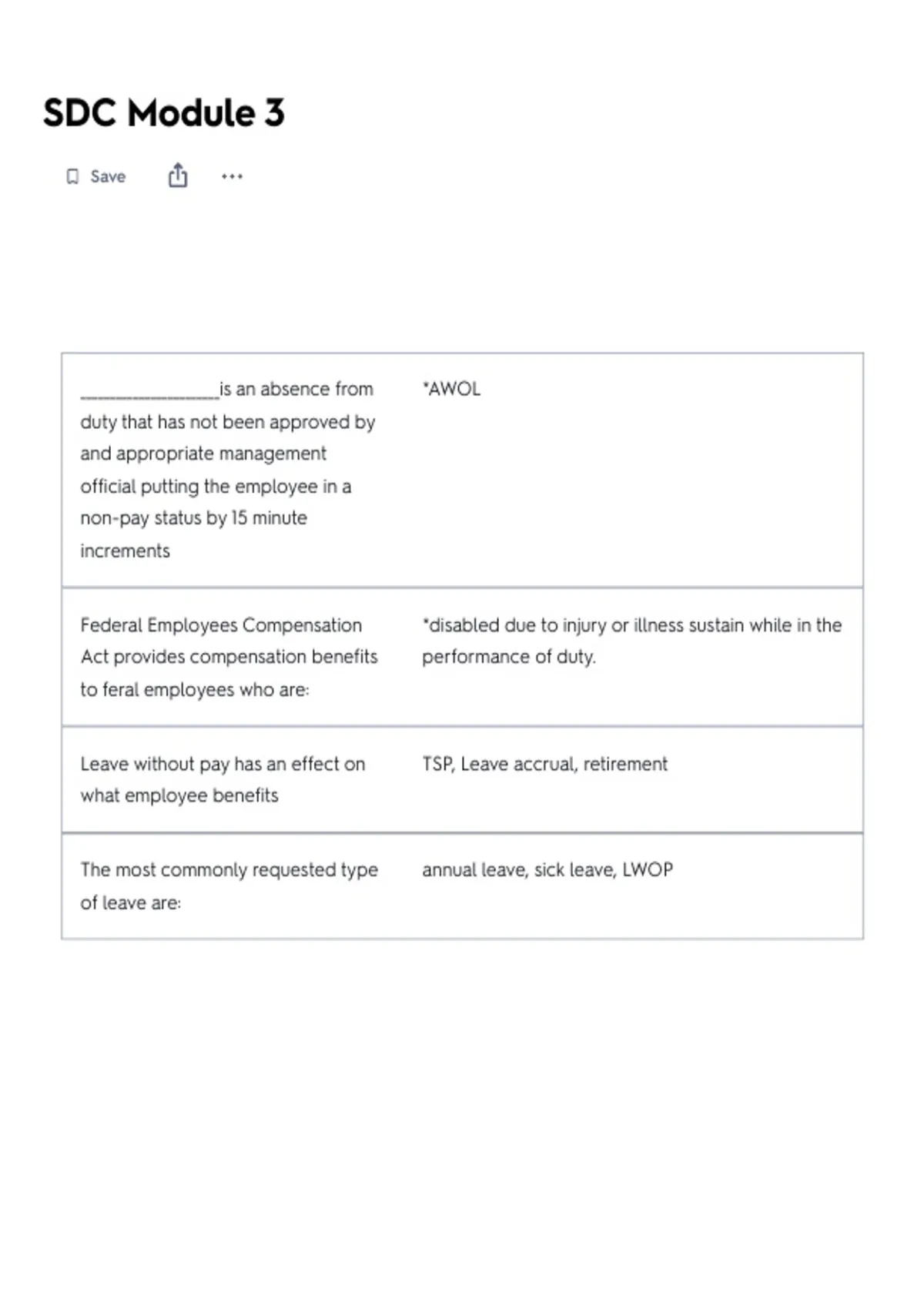 SDC Module 3 exam 2026 - Nursing course - Stuvia US