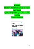 Test Bank for Clayton&rsquo;s Basic Pharmacology for Nurses&comma; 20th Edition &ndash; Complete Questions & Answers &lpar;Willihnganz & Gurevitz&rpar; &vert; ISBN 9781975172447 &vert; 2026