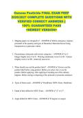 Osmose Pesticide FINAL EXAM PREP  2026&sol;2027 COMPLETE QUESTIONS WITH  VERIFIED CORRECT ANSWERS &vert;&vert;  100&percnt; GUARANTEED PASS  <NEWEST VERSION> 
