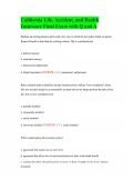 California Life&comma; Accident&comma; and Health Insurance Final Exam with Q and A