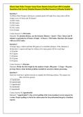Illinois State Police Trooper Actual Exam Newest Actual Exam With Complete Questions And Correct Detailed Answers &lpar;Verified Answers&rpar; &vert;Already Graded A&plus;