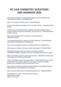MT AAB CHEMISTRY QUESTIONS AND ANSWERS 2026