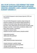 SAFe PO&sol;PM Certification 2026 NEWEST TEST BANK  COMPLETE EXAM QUESTIONS WITH DETAILED  VERIFIED ANSWERS &lpar;100&percnt; CORRECT ANSWERS&rpar;  ALREADY GRADED A&plus;