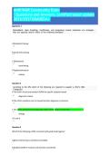 AHIP&sol;NUR Community Exam &colon; Questions and Answers&comma; certified latest update 2026&sol;2027bGRADEDbA&plus;
