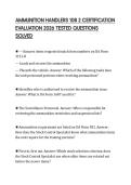 AMMUNITION HANDLERS 108 2 CERTIFICATION EVALUATION 2026 TESTED QUESTIONS SOLVED