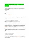 CCDS Exam with Review Questions and Answers