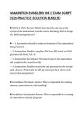 AMMUNITION HANDLERS 108 2 EXAM SCRIPT 2026 PRACTICE SOLUTION BUNDLED