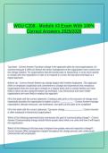WGU C208 - Module &num;3 Exam With 100&percnt; Correct Answers 2025&sol;2026