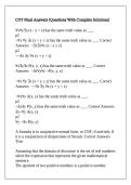 COT Final Answers &lpar;Questions With Complete Solutions&rpar;