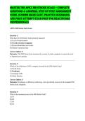 Master the APEX NIH Stroke Scale &ndash; Complete Questions & Answers&comma; Step-by-Step Assessment Guide&comma; Scoring Made Easy&comma; Practice Scenarios&comma; and First-Attempt Exam Prep for Healthcare Professionals