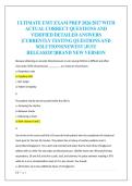 ULTIMATE EMT EXAM PREP 2026&sol;2027 WITH  ACTUAL CORRECT QUESTIONS AND  VERIFIED DETAILED ANSWERS  &vert;CURRENTLY TESTING QUESTIONS AND  SOLUTIONS&vert;NEWEST &vert;JUST  RELEASED&excl;&excl;&vert;BRAND NEW VERSION
