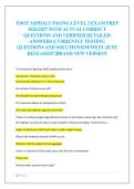 FDOT ASPHALT PAVING LEVEL 2 EXAM PREP  2026&sol;2027 WITH ACTUAL CORRECT  QUESTIONS AND VERIFIED DETAILED  ANSWERS &vert;CURRENTLY TESTING  QUESTIONS AND SOLUTIONS&vert;NEWEST &vert;JUST  RELEASED&excl;&excl;&vert;BRAND NEW VERSION 