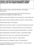 BRANCH 2 PRACTICE TEST 2025&sol;2026 NEWEST VERSION Questions with 100&percnt; CORRECT ANSWERS&vert; A&plus; GRADED
