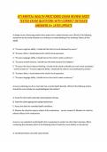 ATI MENTAL HEALTH PROCTORED EXAM REVIEW MOST TESTED EXAM QUESTIONS WITH CORRECT DETAILED ANSWERS A&plus; LATES UPDATE