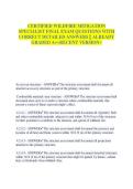 CERTIFIED WILDFIRE MITIGATION SPECIALIST FINAL EXAM QUESTIONS WITH CORRECT DETAILED ANSWERS &vert;&vert; ALREADY GRADED A&plus;<RECENT VERSION>