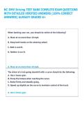 NC DMV Driving TEST BANK COMPLETE EXAM QUESTIONS  WITH DETAILED VERIFIED ANSWERS &lpar;100&percnt; CORRECT  ANSWERS&rpar; ALREADY GRADED A&plus; 