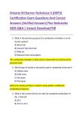 Ontario Oil Burner Technician 3 &lpar;OBT3&rpar;  Certification Exam Questions And Correct  Answers &lpar;Verified Answers&rpar; Plus Rationales  2026 Q&A &vert; Instant Download Pdf 