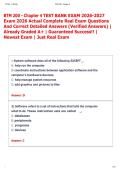 BTM 200 - Chapter 4 TEST BANK EXAM 2026-2027  Exam 2026 Actual Complete Real Exam Questions  And Correct Detailed Answers &lpar;Verified Answers&rpar; &vert;  Already Graded A&plus; &vert; Guaranteed Success&excl;&excl; &vert;  Newest Exam &vert; Just Real Exam 