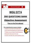 WGU D774 Business Accounting Question Bank &lpar;2026&sol;2027&rpar; &vert; OA Practice Study Guide