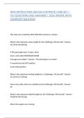 DFW INSTRUCTORS 300&sol;350 COMPLETE CARD SET &vert; 427 QUESTIONS AND ANSWERS &vert; 2026 UPDATE WITH COMPLETE SOLUTION